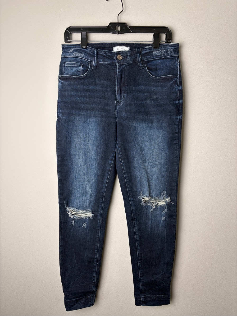 Kancan Mid Rise Ankle Skinny Dark Wash Jean Size 29